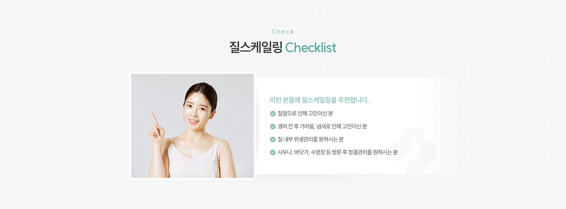 질스케일링 체크리스트